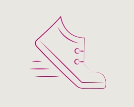 Pantof de mers rapid pentru mișcare pentru a preveni tromboza