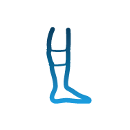 Reprezentarea senzației de apăsare ca simptom pentru durerea de picior cauzată de insuficiența venoasă