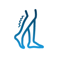 Representation of a crawling sensation as a symptom for restless legs